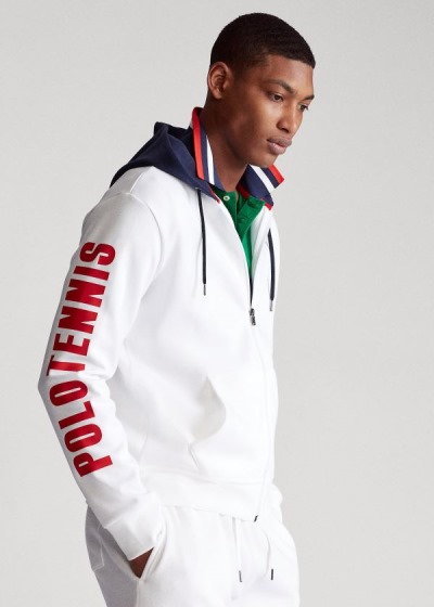 Men's Polo Ralph Lauren Polo Tennis Double-Knit Hoodies | 254381INH